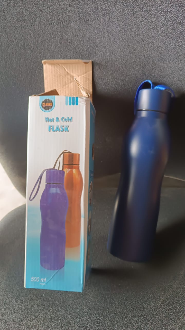Premium Hot & Cold Stainless Steel Vacuum Insulated Flask Bottle (Approx 500ML / 1 Pc) Premium Hot & Cold Stainless Steel Vacuum Insulated Flask Bottle (Approx 500ML / 1 Pc)